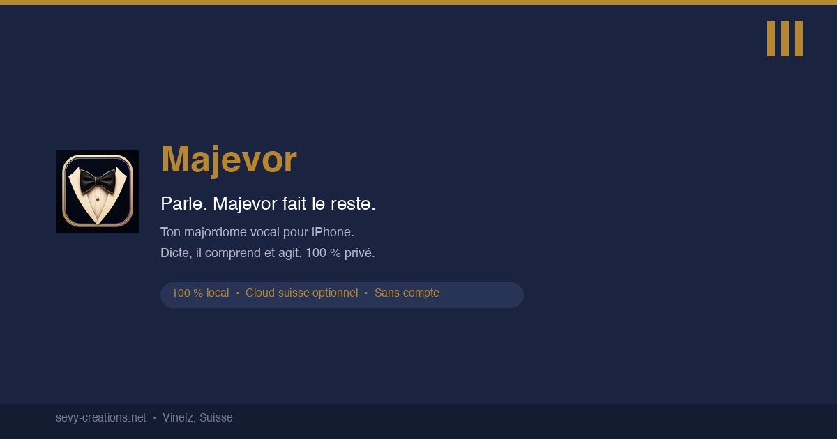 Majevor sur l'App Store