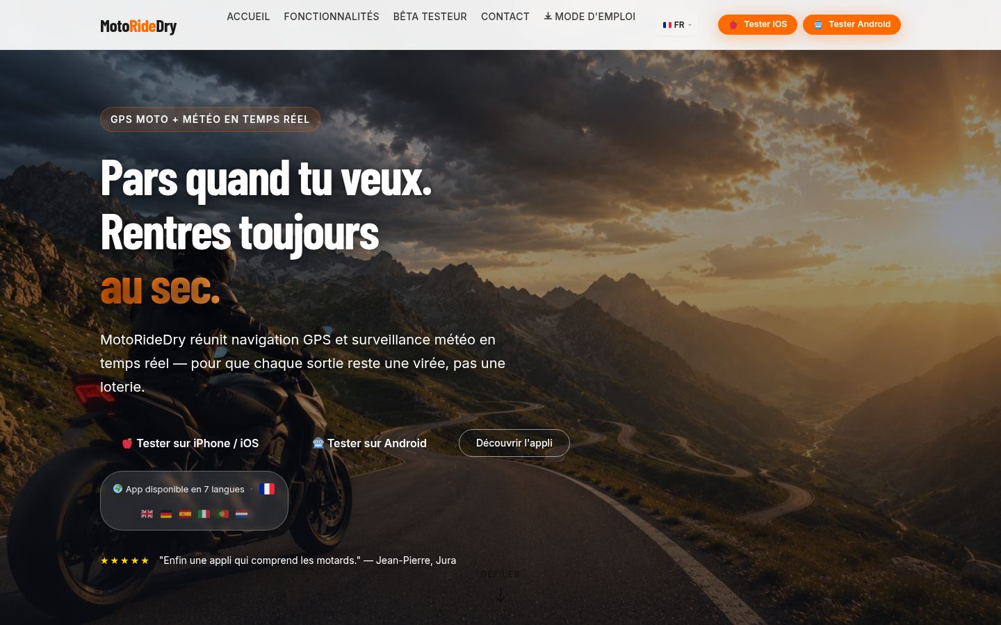 MotoRideDry